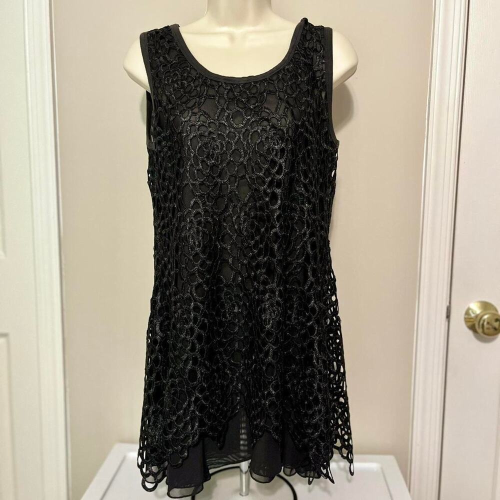 Pretty Angel Beautiful Vintage 90s or y2k Lacy Sheer Dress
